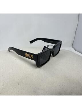 LOCS Black Sunglasses with Gold Logo